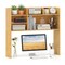 Desktop Bookshelf with Adjustable Shelves Open Compartment 37 Inch